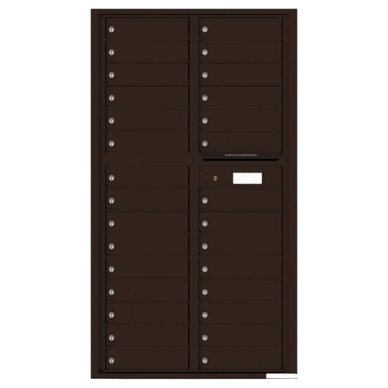 29 Tenant Doors and Outgoing Mail Compartment - 4C Wall Mount Max Height Mailboxes - 4C16D-29