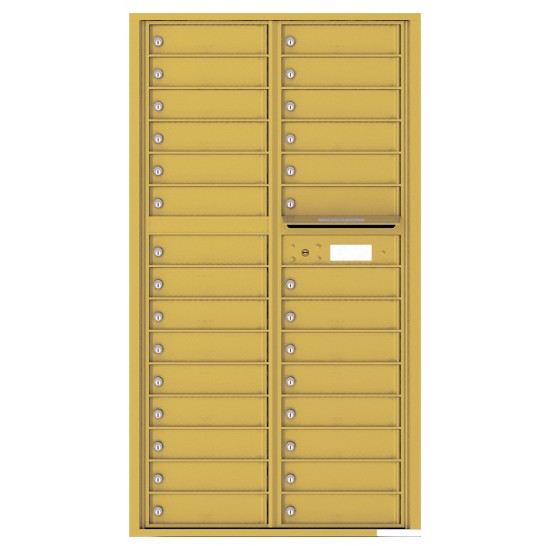 29 Tenant Doors and Outgoing Mail Compartment - 4C Wall Mount Max Height Mailboxes - 4C16D-29