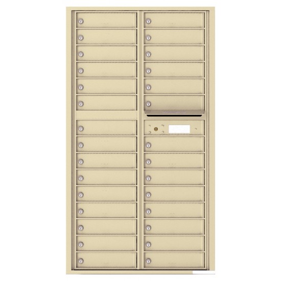 29 Tenant Doors and Outgoing Mail Compartment - 4C Wall Mount Max Height Mailboxes - 4C16D-29