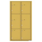 6 Parcel Doors Unit - 4C Wall Mount Max Height - 4C16D-6P