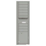 9 Tenant Doors with 1 Parcel Locker and Outgoing Mail Compartment - 4C Wall Mount Max Height Mailboxes - 4C16S-09