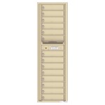 14 Tenant Doors with Outgoing Mail Compartment - 4C Wall Mount Max Height Mailboxes - 4C16S-14