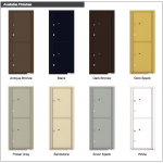 2 Parcel Doors Unit - 4C Wall Mount 12-High - 4C12S-2P