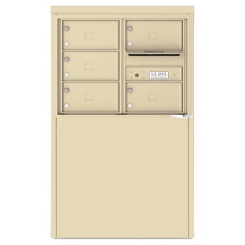 5 Tenant Doors and Outgoing Mail Compartment - 4C Depot Mailbox Module - 4C06D-05X-D