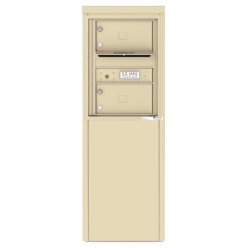 2 Tenant Doors with one Outgoing Mail Compartment - 4C Depot Mailbox Module - 4C06S-02-D