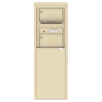 2 Tenant Doors with one Outgoing Mail Compartment - 4C Depot Mailbox Module - 4C06S-02-D