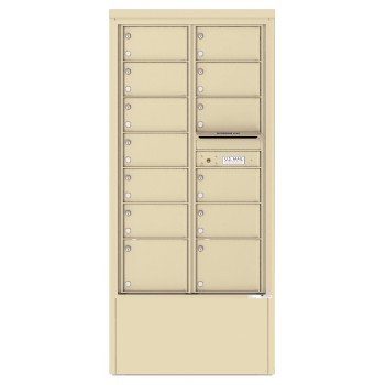 13 Tenant Doors and Outgoing Mail Compartment - 4C Depot Mailbox Module - 4C15D-13-D