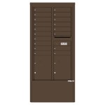 18 Tenant Doors with 2 Parcel Lockers and Outgoing Mail Compartment - 4C Depot Mailbox Module - 4C15D-18-D