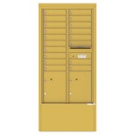 18 Tenant Doors with 2 Parcel Lockers and Outgoing Mail Compartment - 4C Depot Mailbox Module - 4C15D-18-D