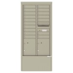 18 Tenant Doors with 2 Parcel Lockers and Outgoing Mail Compartment - 4C Depot Mailbox Module - 4C15D-18-D