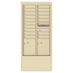 18 Tenant Doors with 2 Parcel Lockers and Outgoing Mail Compartment - 4C Depot Mailbox Module - 4C15D-18-D