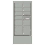 9 Tenant Doors with 2 Parcel Lockers and Outgoing Mail Compartment - 4C Depot Mailbox Module - 4C16D-09-D