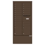 19 Tenant Doors with 2 Parcel Lockers and Outgoing Mail Compartment - 4C Depot Mailbox Module - 4C16D-19-D