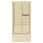 19 Tenant Doors with 2 Parcel Lockers and Outgoing Mail Compartment - 4C Depot Mailbox Module - 4C16D-19-D