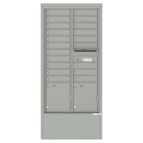 19 Tenant Doors with 2 Parcel Lockers and Outgoing Mail Compartment - 4C Depot Mailbox Module - 4C16D-19-D