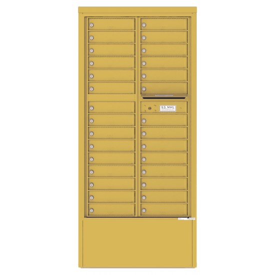 29 Tenant Doors with one Outgoing Mail Compartment - 4C Depot Mailbox Module - 4C16D-29-D