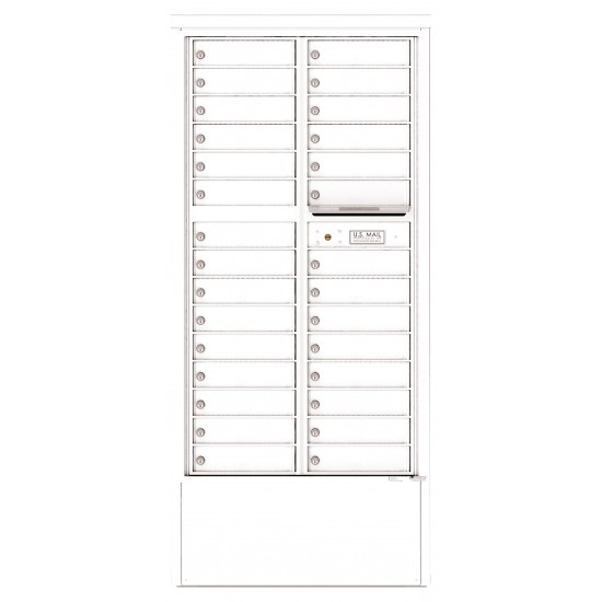 29 Tenant Doors with one Outgoing Mail Compartment - 4C Depot Mailbox Module - 4C16D-29-D