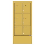 6 Parcel Lockers - 4C Depot Mailbox Module - 4C16D-6P-D