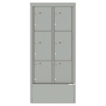 6 Parcel Lockers - 4C Depot Mailbox Module - 4C16D-6P-D