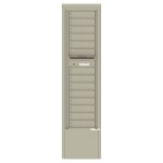 14 Tenant Doors with one Outgoing Mail Compartment - 4C Depot Mailbox Module - 4C16S-14-D