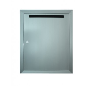 Collection / Drop Box - Surface Mounted - Anodized Aluminum Finish - 120SMSA / 120SPSMS