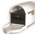 Keystone Mailbox - White with White Eagle - KS-15A