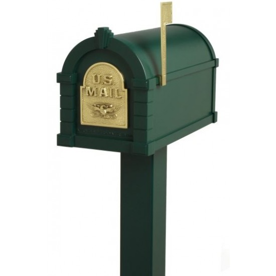 Keystone Mailbox - Forest Green - Choose Accents - KS-CUSTOM