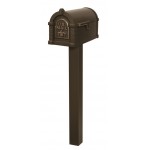 Keystone Mailbox - Bronze with Polished Brass Script - KS-4S