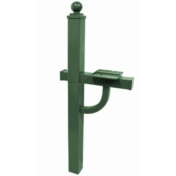 Keystone Mailbox Deluxe Post - Forest Green - KDX-GRE