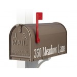 Janzer Mailbox - Gloss Burgundy - JB-BUR