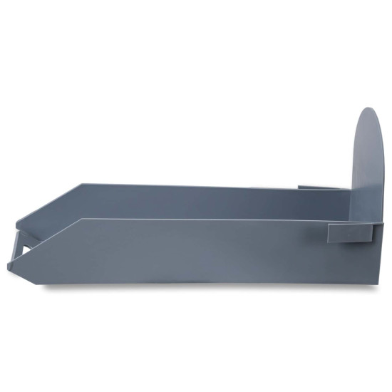 Janzer Slide Out Mailbox Tray - gray pull-out mail organizer insert for Janzer mailboxes