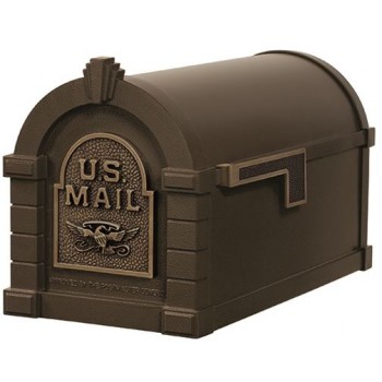 Keystone Mailbox - Bronze with Antique Bronze Eagle - KS-20A
