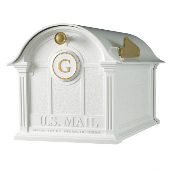 Whitehall Mailbox - Balmoral Mailbox Monogram Package - WH-BMMP