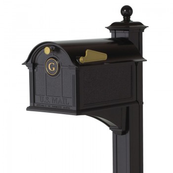 Whitehall Mailbox - Balmoral Mailbox Monogram and Post Package - WH-BMMPP