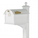 Whitehall Mailbox - Balmoral Mailbox Monogram and Post Package - WH-BMMPP