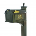 Whitehall Mailbox - Balmoral Mailbox Side Plaques and Post Package - WH-BMSPPP