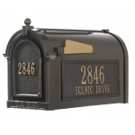 Whitehall Mailbox - Capitol Mailbox Side Plaques and Door Plaque Package - WH-CMSPDPP
