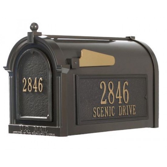 Whitehall Mailbox - Capitol Mailbox Side Plaques and Door Plaque Package - WH-CMSPDPP