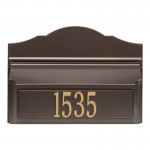 Whitehall Mailbox - Colonial Wall Mailbox Package #2 - WH-CWMP2