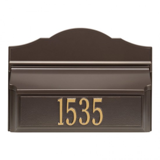 Whitehall Mailbox - Colonial Wall Mailbox Package #2 - WH-CWMP2