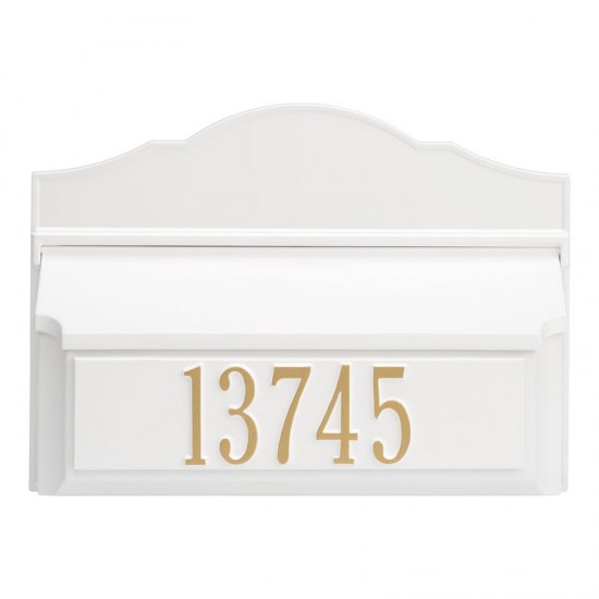 Whitehall Mailbox - Colonial Wall Mailbox Package #2 - WH-CWMP2