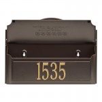 Whitehall Mailbox - Colonial Wall Mailbox Package #2 - WH-CWMP2
