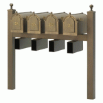 Whitehall Mailbox - Multi Mailbox Quint Package - WH-Quad