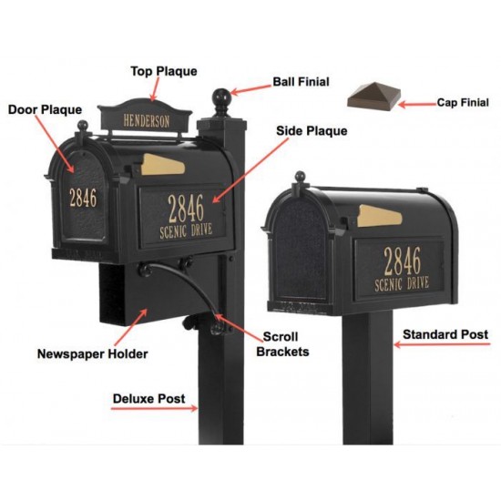 Whitehall Mailbox - Multi Mailbox Quint Package - WH-Quint