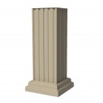 Classic Decorative Pillar Pedestal Cover for 4T5, 8, and 12 Door 1570 Model CBUs - VOGUEP128