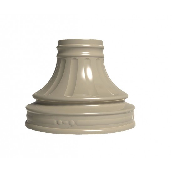 Classic Decorative Short Column Pedestal Cover for 8T6, 13, and 16 Door 1570 Model CBU's and all 1590 Model CBUs - VOGUEPA14