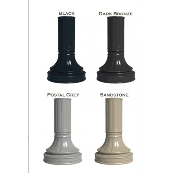 Classic Decorative Tall Column Pedestal Cover for 4T5, 8, and 12 Door 1570 Model CBU's - VOGUEPA28