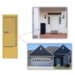 Package Protector™ PORT for Single Family Homes - Carrier Neutral Package Delivery Box in Depot Cabinet - In Gold Speck Color