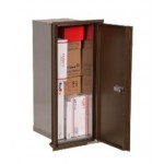 Package Protector™ PORT for Single Family Homes - Carrier Neutral Package Delivery Box in Depot Cabinet - In Postal Grey Color