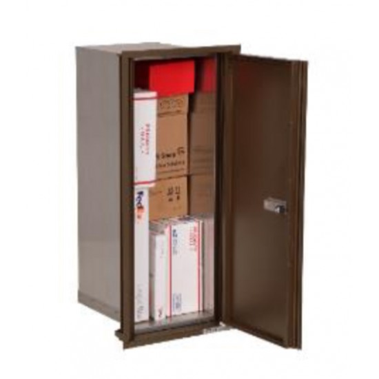 Package Protector™ PORT for Single Family Homes - Carrier Neutral Package Delivery Box in Depot Cabinet - In Black Color